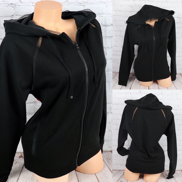 Victoria's Secret Tops - VS Victoria Sport Full Zip Hoodie Jacket In Black